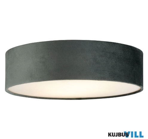 ALADDIN 23298-2GY Drum 2 2Lt Flush - Grey Velvet Shade