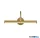 ALADDIN 23330GO Vigo Rechargeable Picture Light, Gold Metal