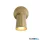 ALADDIN 23340GO Cone Rechargeable Wall Light, Gold Metal