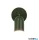 ALADDIN 23350GR Cone Rechargeable Wall Light, Green Metal