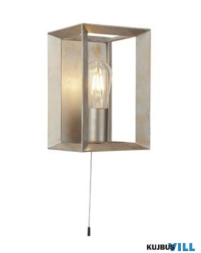 ALADDIN 2411SI Heaton Wall Light - Brushed Silver