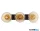 ALADDIN 24122-3BK Sunbeam 3lt Wall Light, Clear and Amber Ribbed Glass