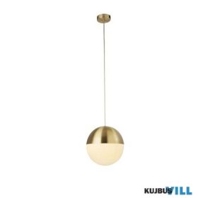   ALADDIN 24181-20SB Endor Pendant  - Satin Brass > Opal Glass