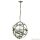 ALADDIN 2474-4AB Orbit 4Lt Pendant - Antique Brass