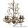 ALADDIN 2495-5BR Almandite 5Lt Pendant - Brown Gold Leaves > Clear Crystal