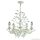 ALADDIN 2495-5CR Alamandite 5Lt Pendant - Cream Gold Leaves > Clear Crystal