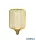 ALADDIN 26002GO Wire Mesh Effect Drum Lamp - Gold Metal