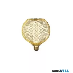 ALADDIN 26003GO Wire Mesh Effect Globe Lamp - Gold Metal