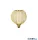 ALADDIN 26003GO Wire Mesh Effect Globe Lamp - Gold Metal