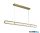 ALADDIN 26254SB Mod LED Pendant, Satin Brass Metal, Opal Acrylic > Clear Gla