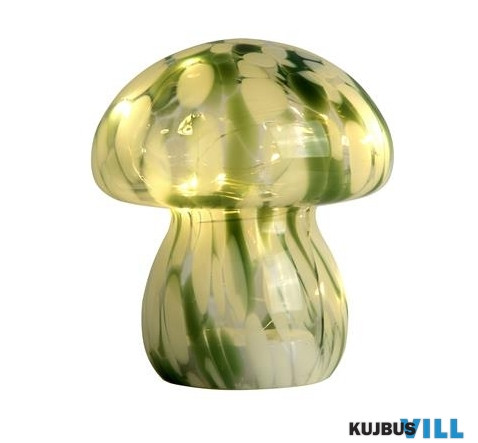 ALADDIN 27027GR Amelia LED Green Mushroom Lamp