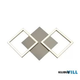 ALADDIN 2722SS Wall Art 2Lt LED Wall Light - Satin Silver