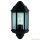 ALADDIN 280BK Maine Outdoor > Porch Flush Wall Light - Black > Glass