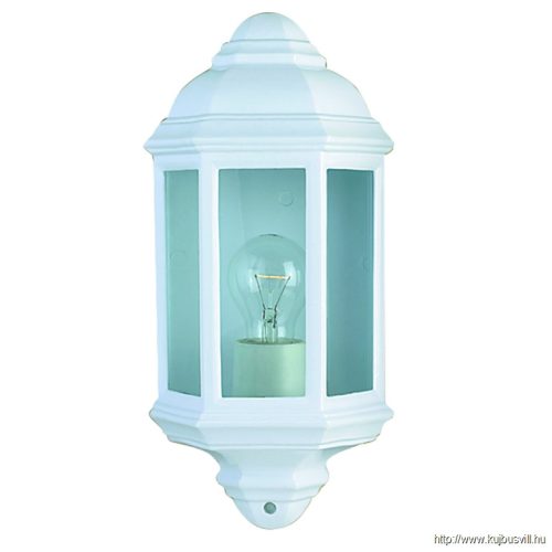 ALADDIN 280WH Maine Outdoor Wall Light - White Aluminium > Glass, IP44