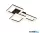 ALADDIN 28612BK Wall Art II LED Flush, Matt Black