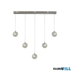   ALADDIN 28702-5CC Quartz 5Lt Bar Ceiling Pendant - Chrome > Bubble Glass
