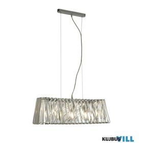 ALADDIN 2894-4CC Tiara 4Lt Pendant - Chrome > Crystal