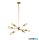 ALADDIN 2906-6GO Alpha 6Lt Pendant - Gold Metal