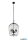 ALADDIN 30216-5BK Shower Függeszték