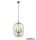 ALADDIN 30216-5GO Shower 5Lt Pendant -Gold Metal > Clear Crystal