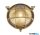 ALADDIN 30361PB Bulkhead Round Outdoor Light - Solid Brass,IP64