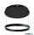 ALADDIN 30411BK Layla Gesture Control Pendant - Black Metal > Opal Acrylic