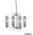 ALADDIN 3094-4CC Milo  4Lt Pendant  - Chrome Metal & Glass