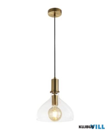 ALADDIN 31031-1PB Margarita Pendant - Brass with Clear Glass