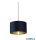 ALADDIN 31040AZ Navy Velvet Shade Függeszték