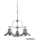 ALADDIN 3183-3SS Dallas 3Lt Pendant - Satin Silver