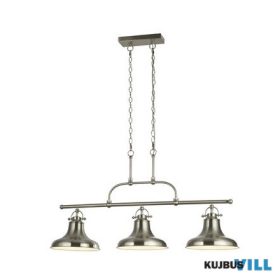ALADDIN 3193-3SS Dallas 3Lt Bar Pendant - Satin Silver Metal