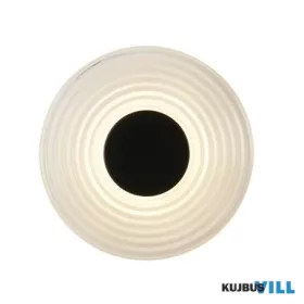   ALADDIN 32210CL Cleo LED Wall Light, Matt Black Metal with Clear Glass