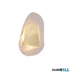   ALADDIN 32983PB Destiny LED Wall Light, Brass Metal with Glass