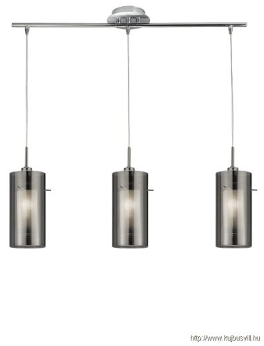 ALADDIN 3303-3SM Duo 2 3Lt Bar Pendant - Smoked Glass > Frosted Inner