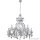 ALADDIN 3314-18 Marie Therese 18Lt Chandelier - Chrome > Clear Crystal