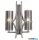 ALADDIN 33210-2PN Lux & Belle 2Lt Wall Light - Polished Nickel & Smoked Glass