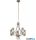 ALADDIN 33210-5PN Lux & Belle 5Lt Pendant - Polished Nickel & Smoked Glass