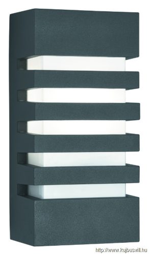 ALADDIN 3393GY Exeter LED Outdoor Wall Light - Dark Grey Aluminium