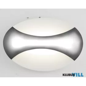 ALADDIN 3420CC Glow LED Wall Light Oval - Chrome/Sand White