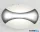 ALADDIN 3420CC Glow LED Wall Light Oval - Chrome/Sand White
