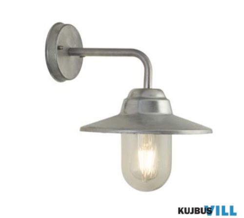 ALADDIN 34291SI Toronto Outdoor Wall Light- Galvanised Silver > Clear Glass