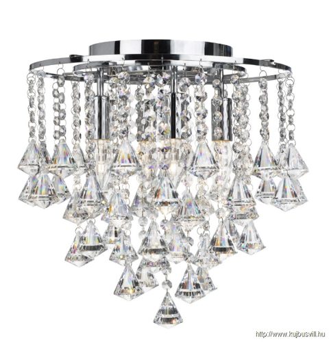 ALADDIN 3494-4CC Dorchester 4Lt Flush - Chrome > Crystal