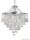 ALADDIN 3495-5CC Dorchester 5Lt Pendant - Chrome, Crystal Buttons > Drops