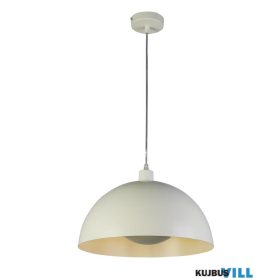   ALADDIN 35410CR Mars 1LT Pendant, Matt Cream Metal  > Cream Inner 25cm