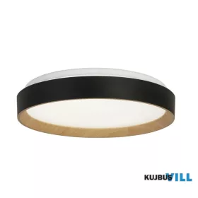  ALADDIN 35510-380 Sorrento LED Flush Black with Wood Transfer