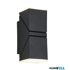 ALADDIN 36170BK Montana LED Outdoor Wall Light, Black