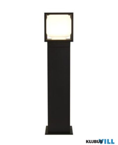 ALADDIN 38141-650 Athens 650mm LED Outdoor Post - Black with Opal Shade