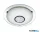 ALADDIN 3883-31 Portland LED Bathroom Flush, Chrome Metal, Glass & Crystal I