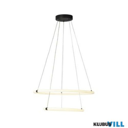 ALADDIN 40176-2BK Revolve LED 2Lt Ring Pendant - Opal Tubes