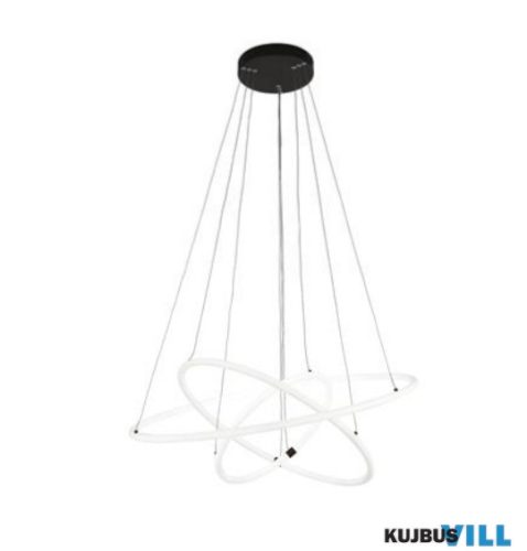 ALADDIN 40176-3BK Revolve LED 3Lt Ring Pendant - Opal Tubes